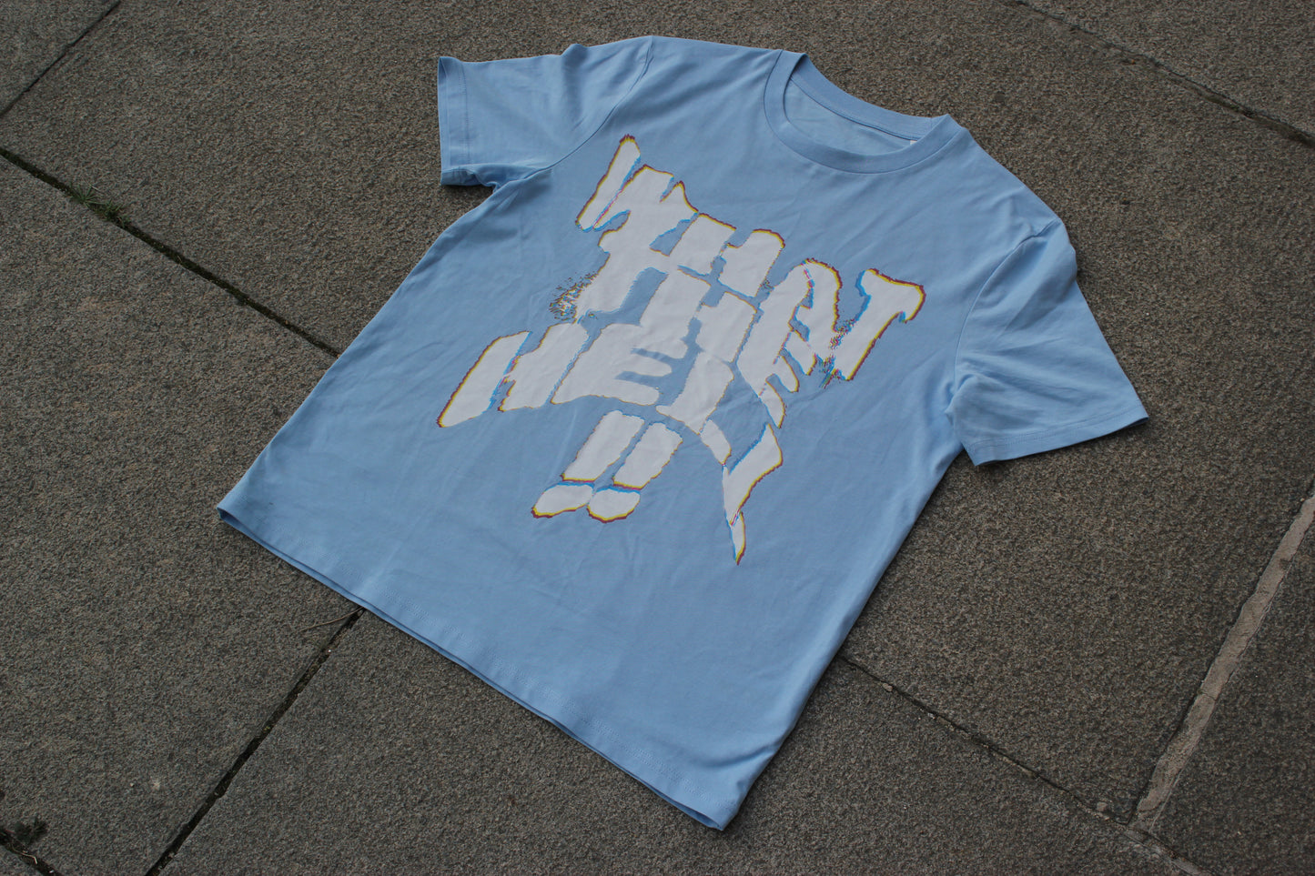 TEE - WHAT THE HELL (SKY BLUE)
