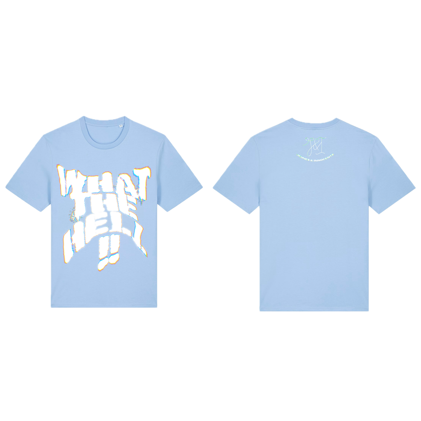 TEE - WHAT THE HELL (SKY BLUE)